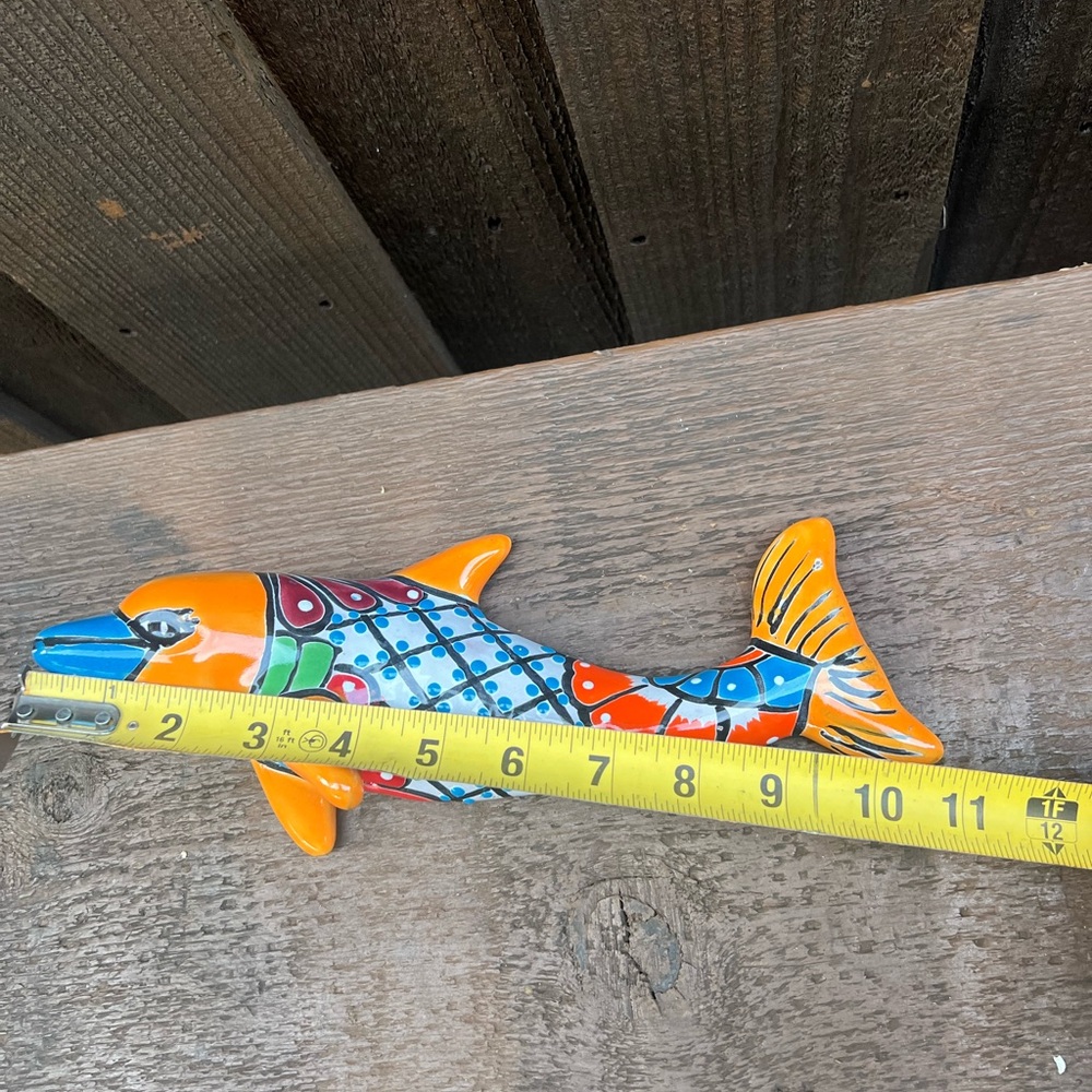 Mexican Talavera Dolphin Decor, Pottery. - Picture 5 of 5